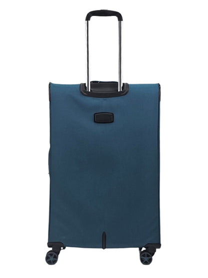 Clayton Large Soft Shell Suitcase in Teal