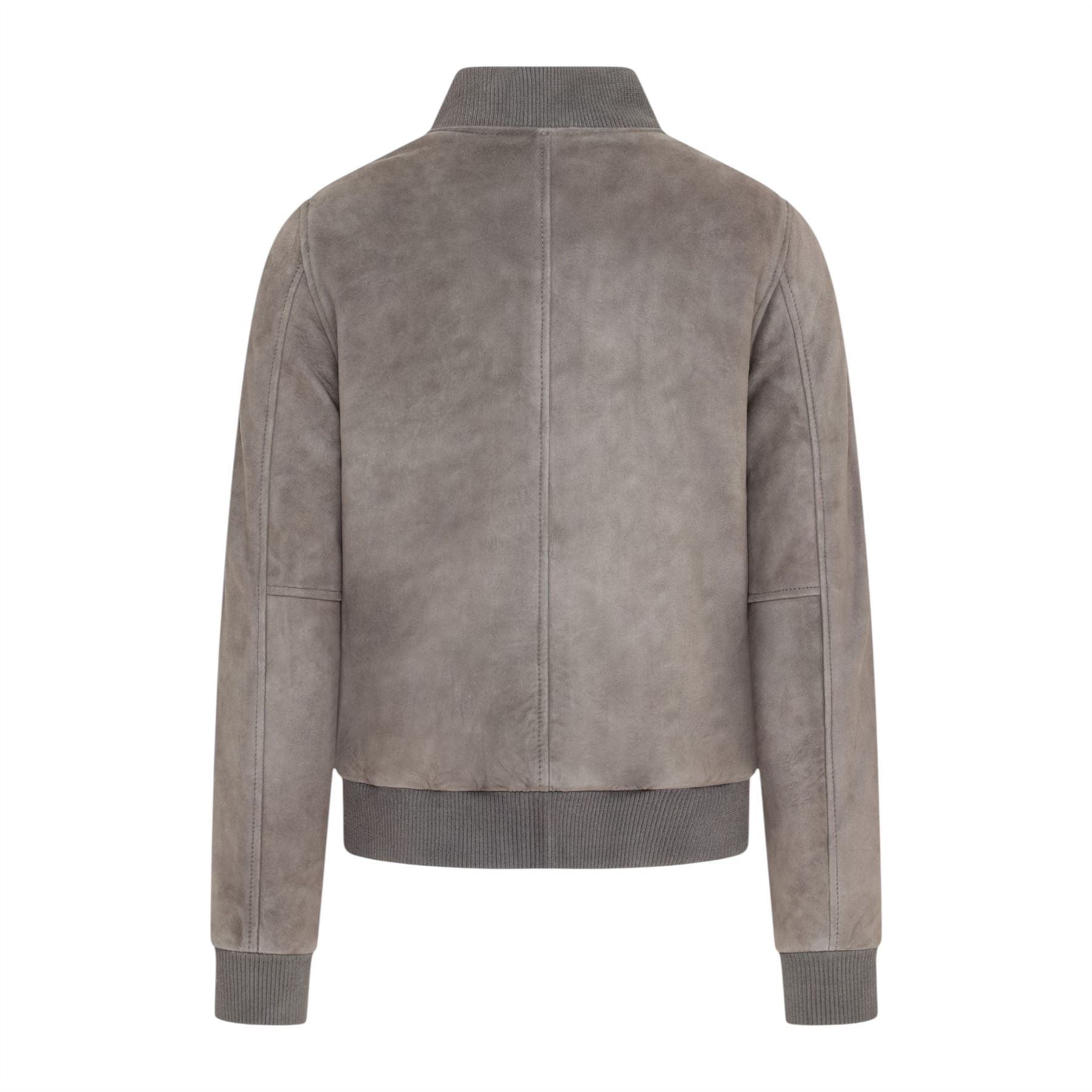 Mens Soft Goat Suede MA-1 Varsity Bomber Jacket  - Uxbridge