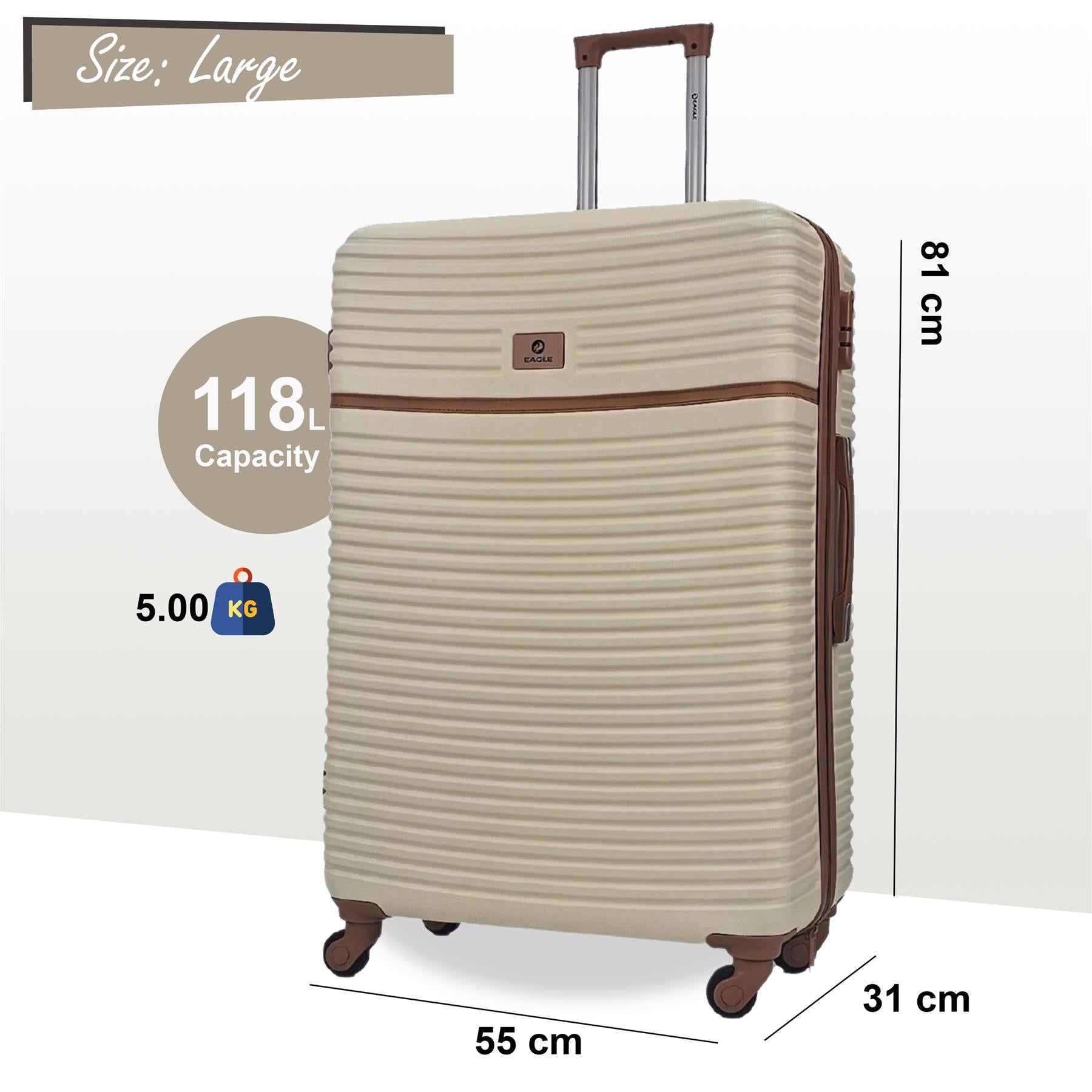 Hardshell ABS Suitcase Luggage Travel Set