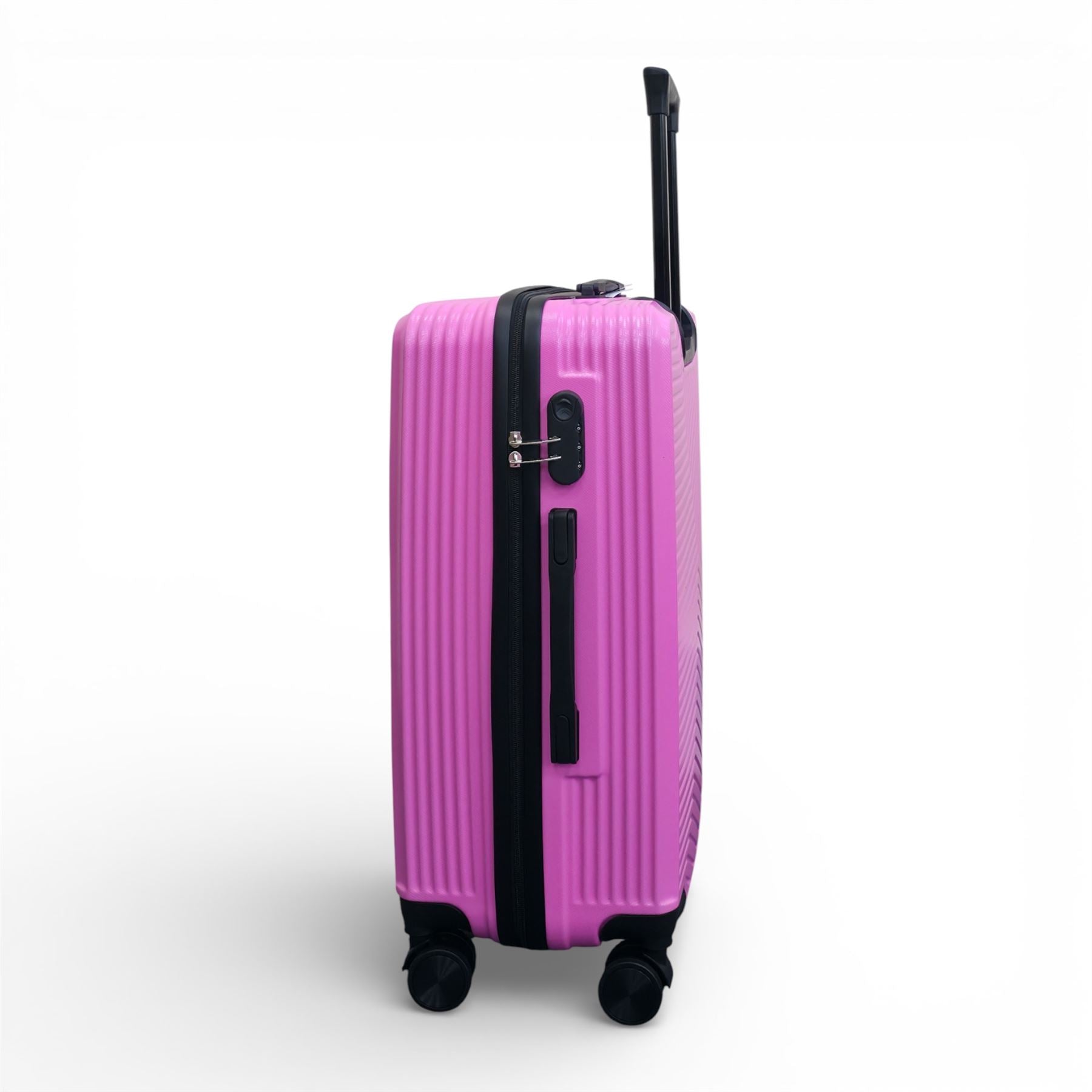 Junee Medium Hard Shell Suitcase in Pink
