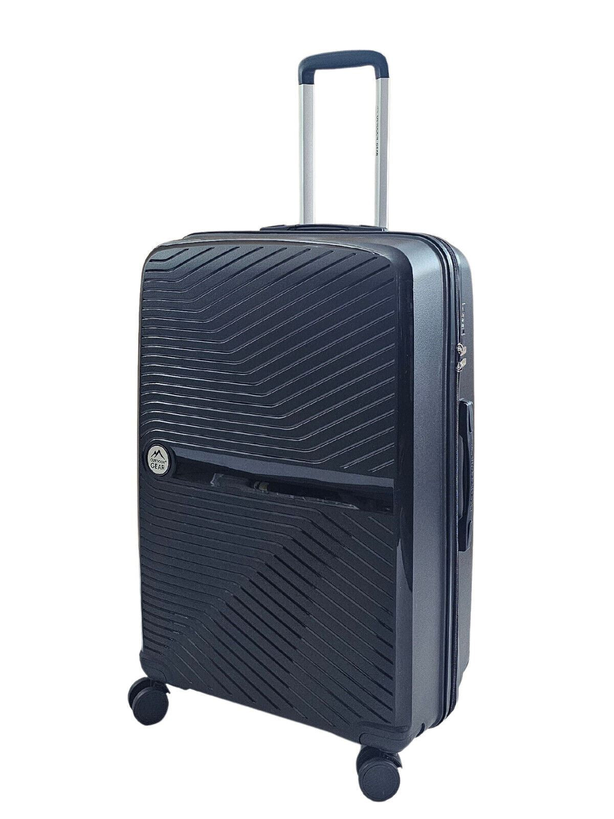 Abbeville Large Hard Shell Suitcase in Black