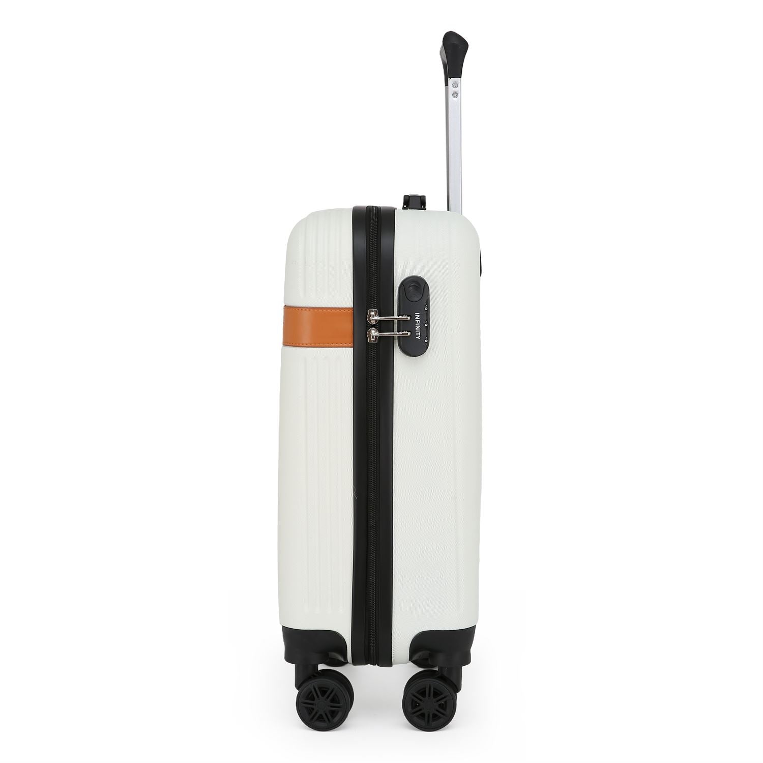 Calgary Cabin Hard Shell Suitcase in Cream