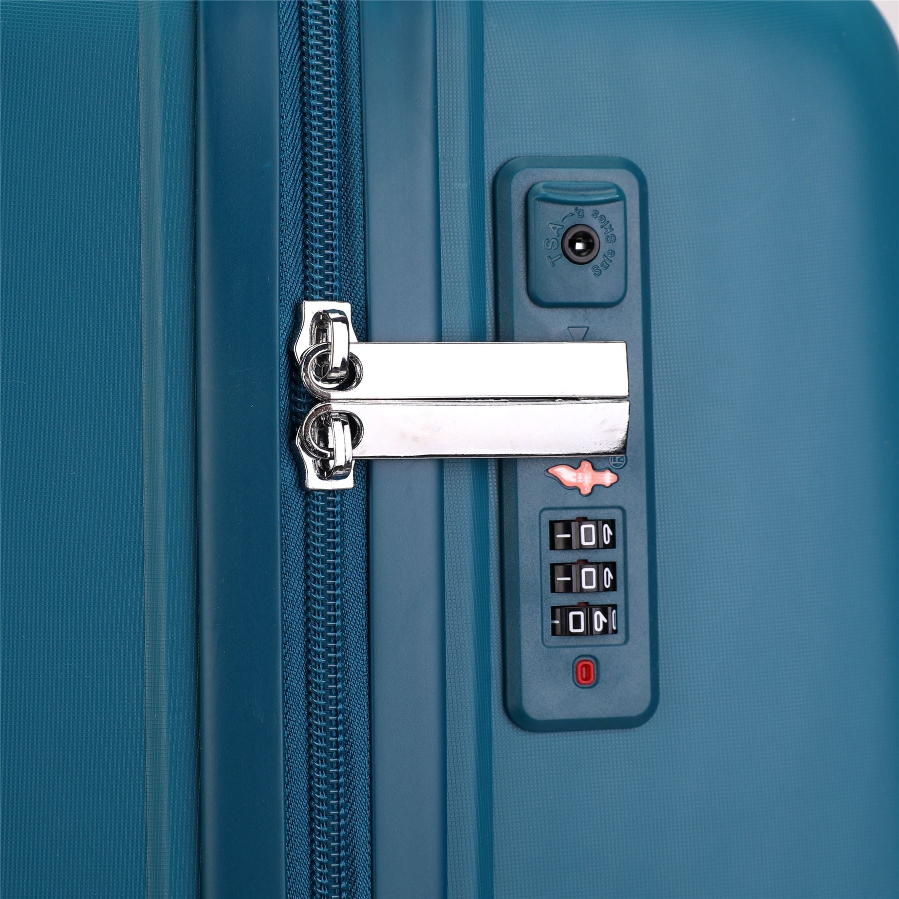 Burnaby Set of 3 Hard Shell Suitcase in Teal Blue