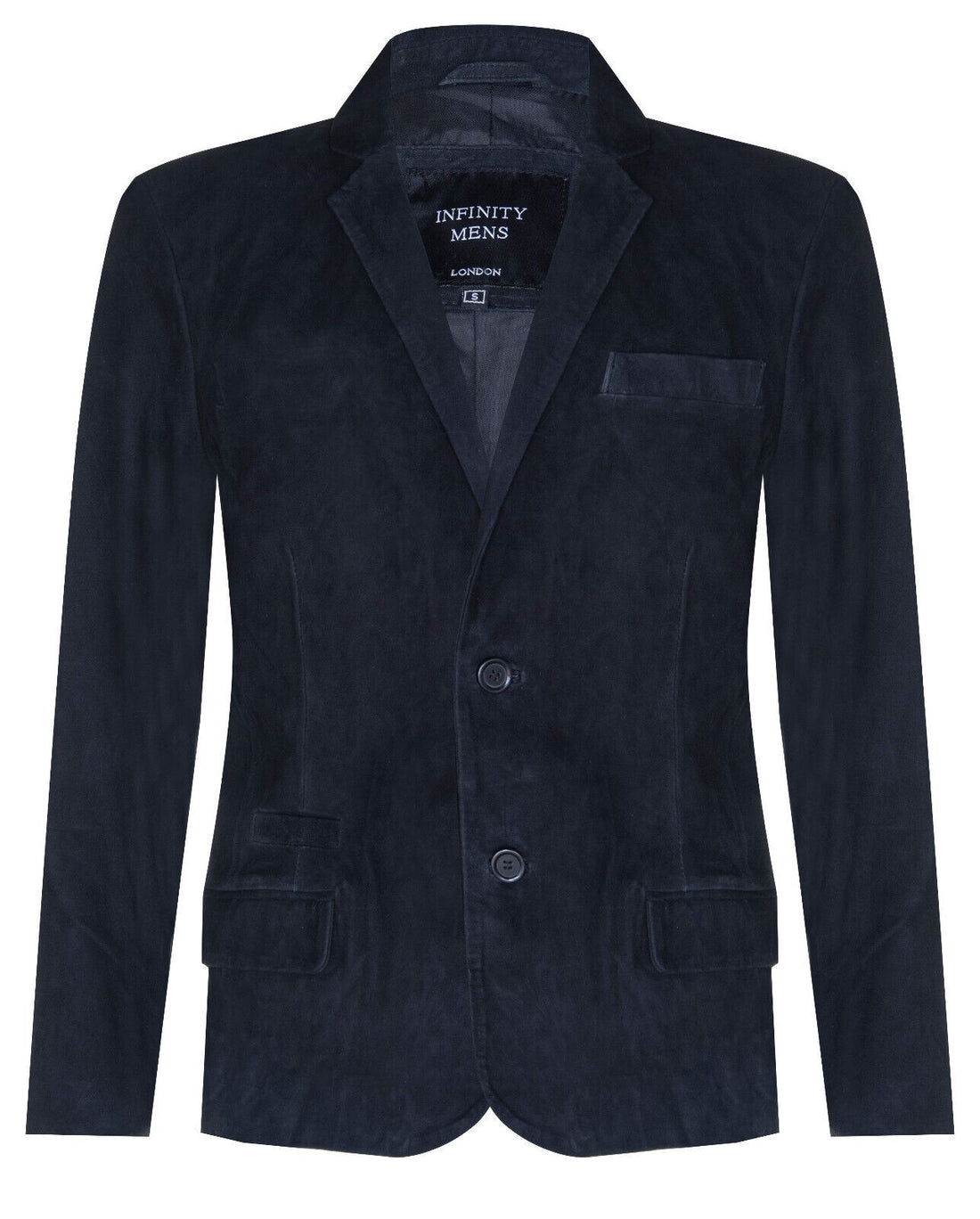 Mens Suede Italian Blazer Jacket-Dorking