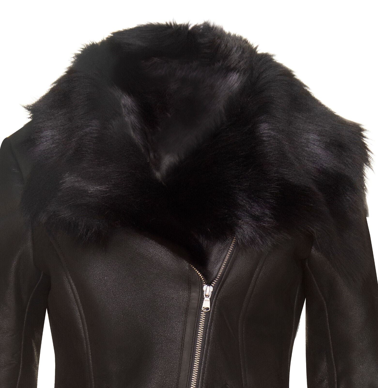 Womens Toscana Sheepskin Leather Jacket-Redcar