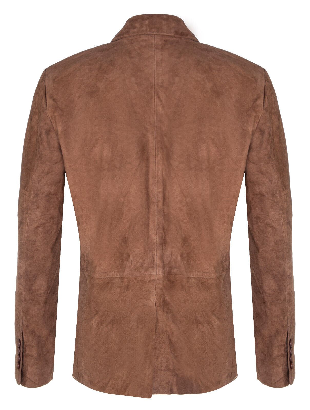 Mens Suede Italian Blazer Jacket-Dorking