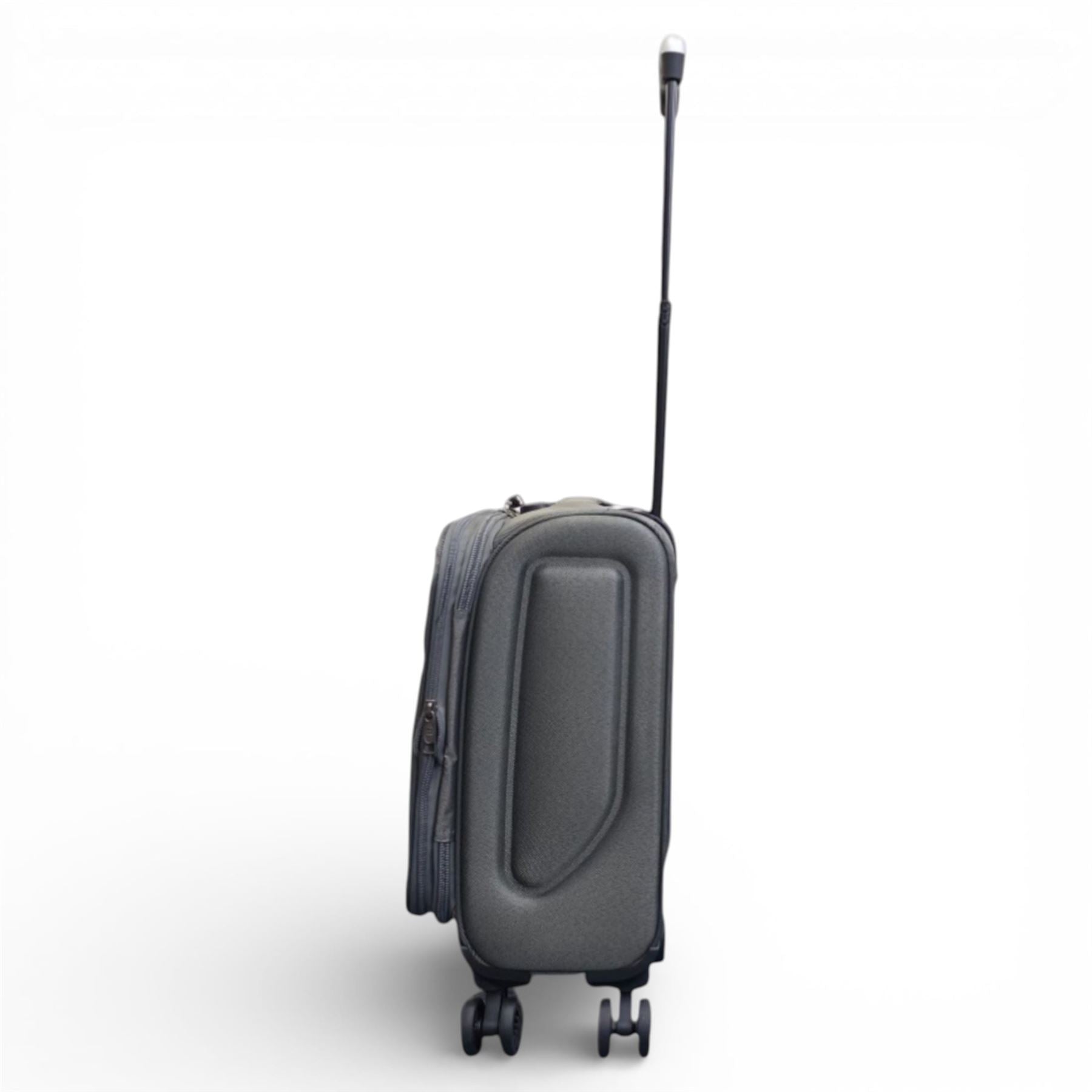 Nagoya Underseat Soft Shell Suitcase in Grey
