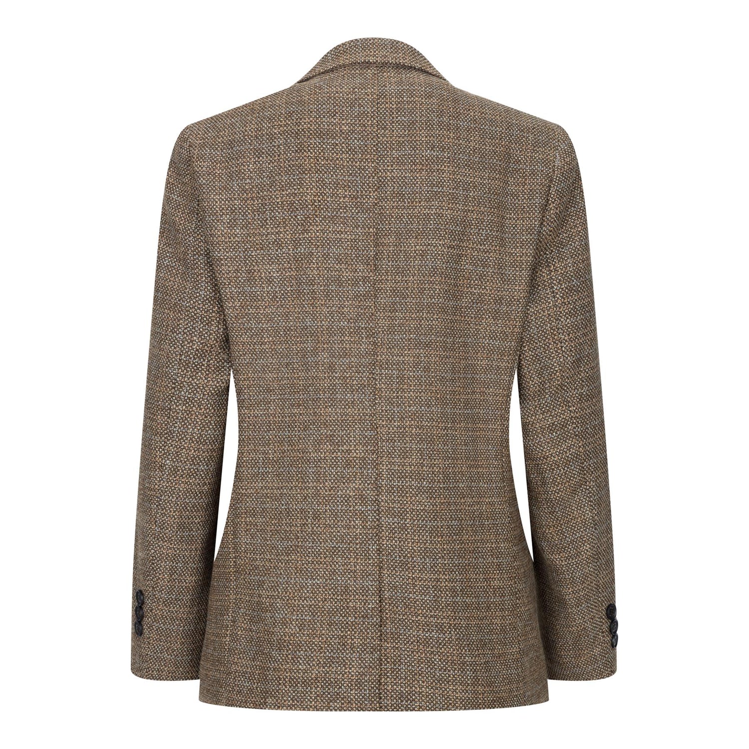 Boys 3 Piece Brown Tweed Check Vintage Retro Suit