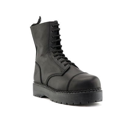 Grinders Mens Black Steel Toe Cap Safety Boots - Bulldog ACS