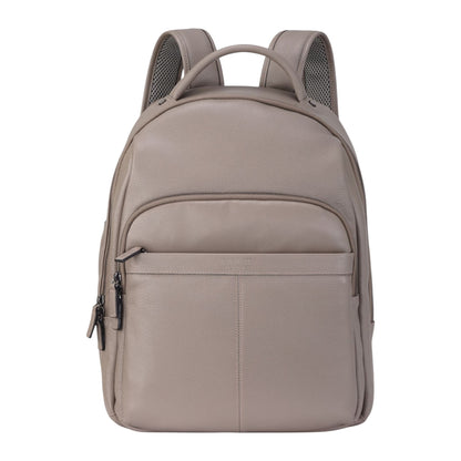 Genuine Leather Grey Vintage Rucksack Laptop Bag Travel Backpack - Capri