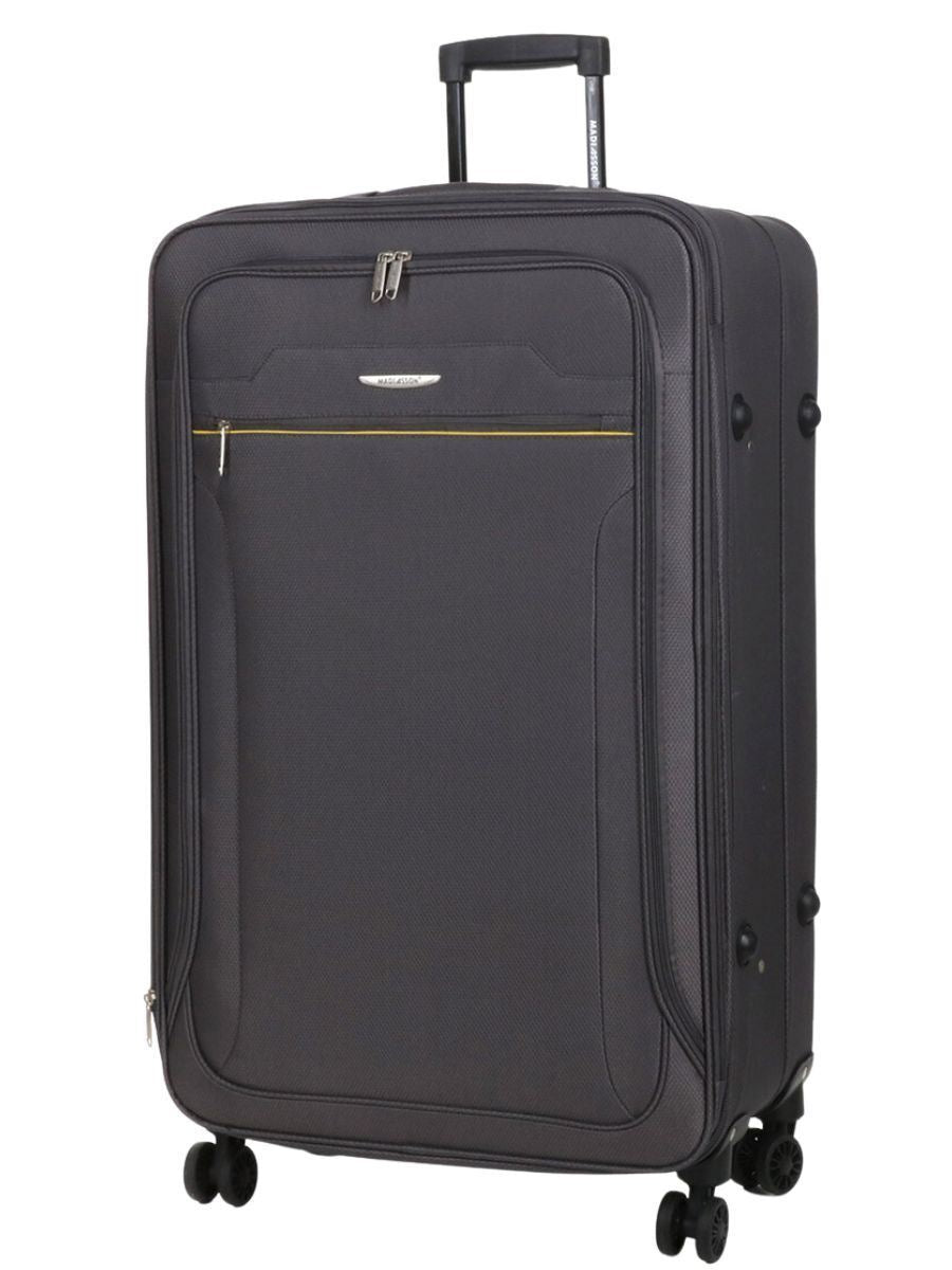 Calera Large Soft Shell Suitcase in Grey