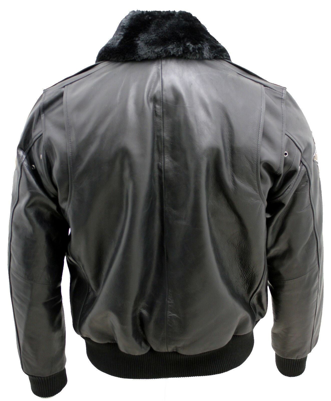Mens US Badged Air Force Bomber Jacket-Clare
