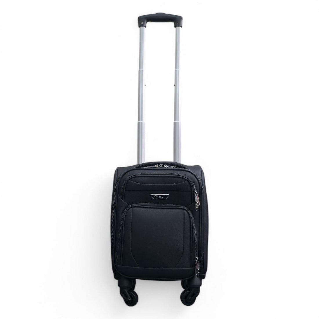 Nagoya Unserseat Soft Shell Suitcase in Black