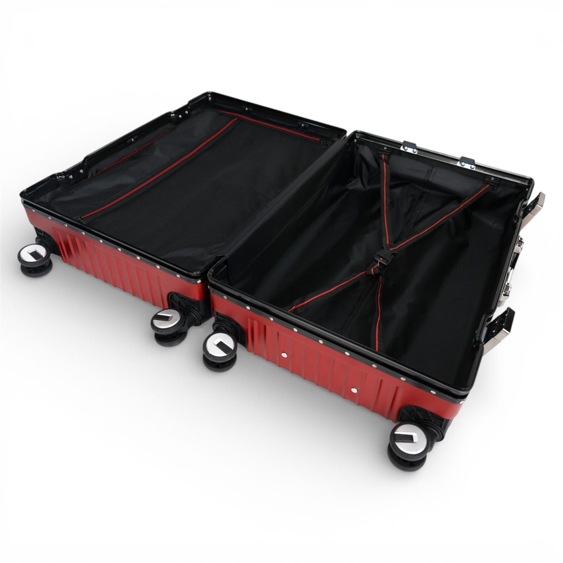 Airdrie Set of 3 Hard Shell Suitcase in Red