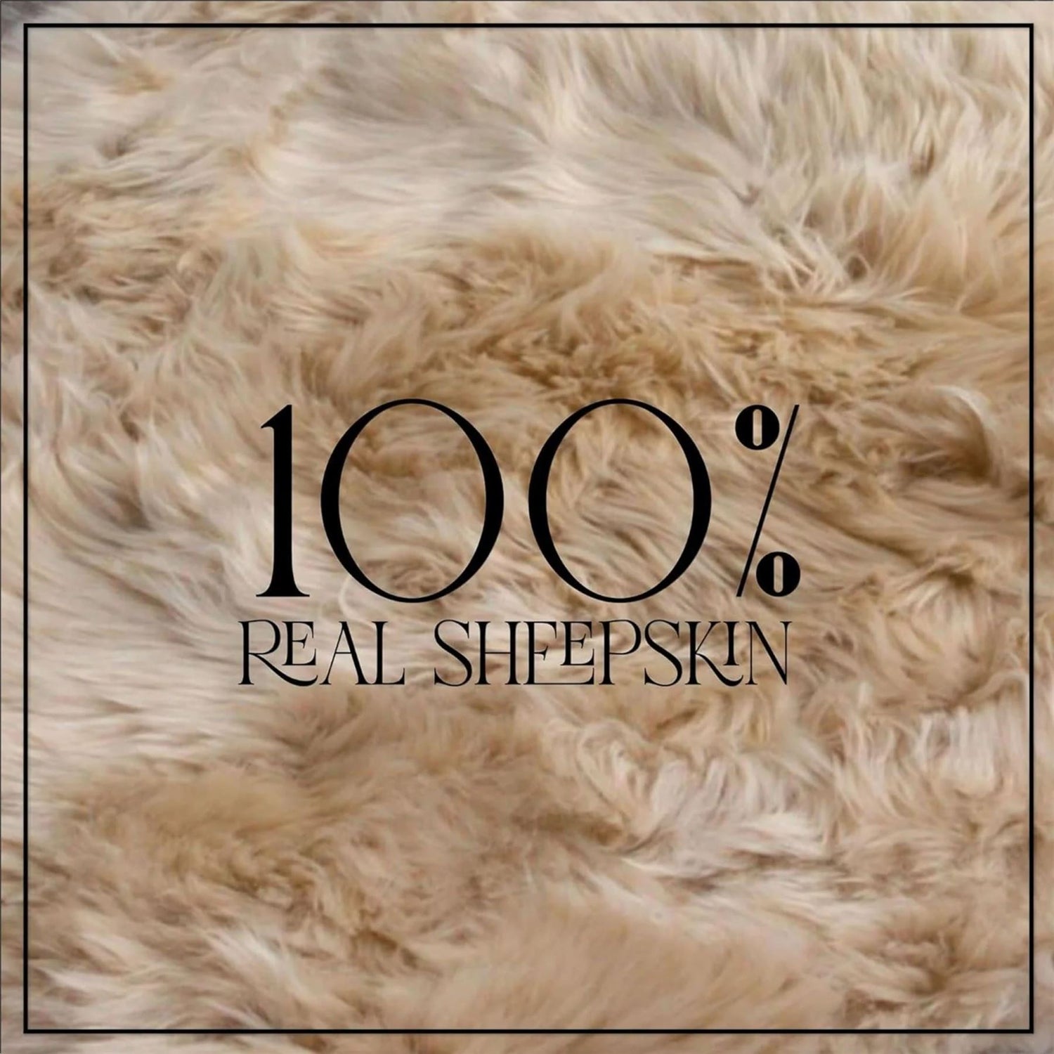 Genuine Sheepskin Quad Natural Fluffy Silky Soft Real Wool Rug