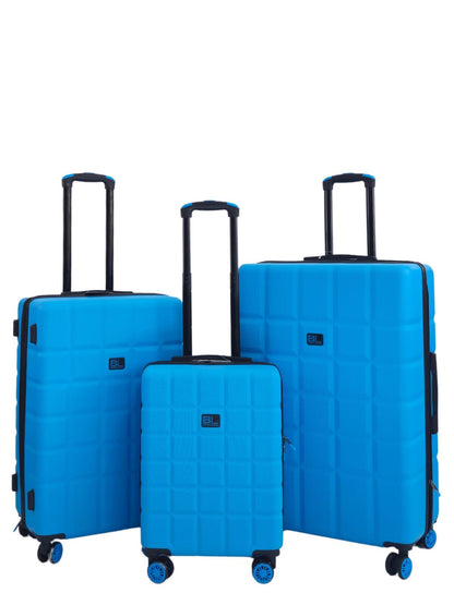 Coker Set of 3 Soft Shell Suitcase in Blue
