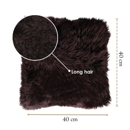 Genuine Sheepskin  40x40cm Real Wool Single Sided Cushion