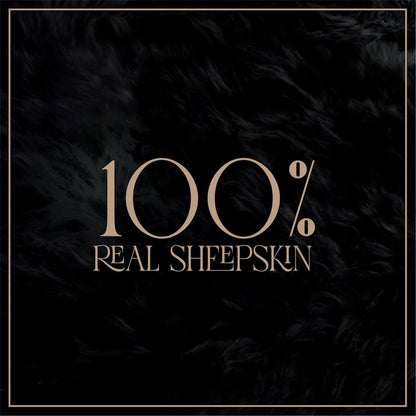 Genuine Sheepskin  40x40cm Real Wool Single Sided Cushion