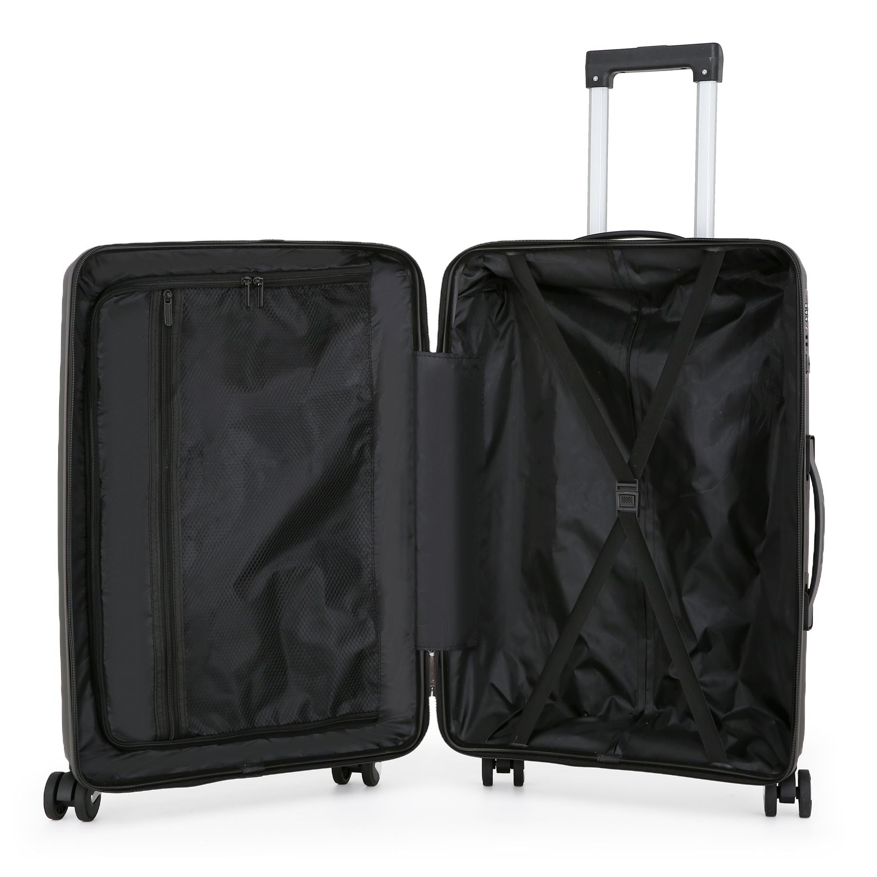 Courtenay Medium Hard Shell Suitcase in Black