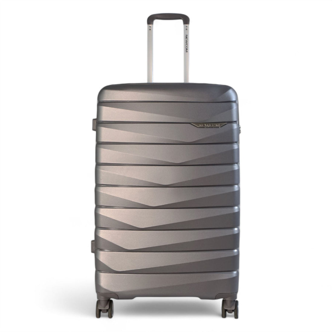 Forster Large Hard Shell TSA Suitcase in Smoke Grey