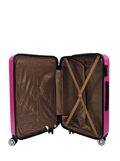 Brookside Large Hard Shell Suitcase in Fuschia