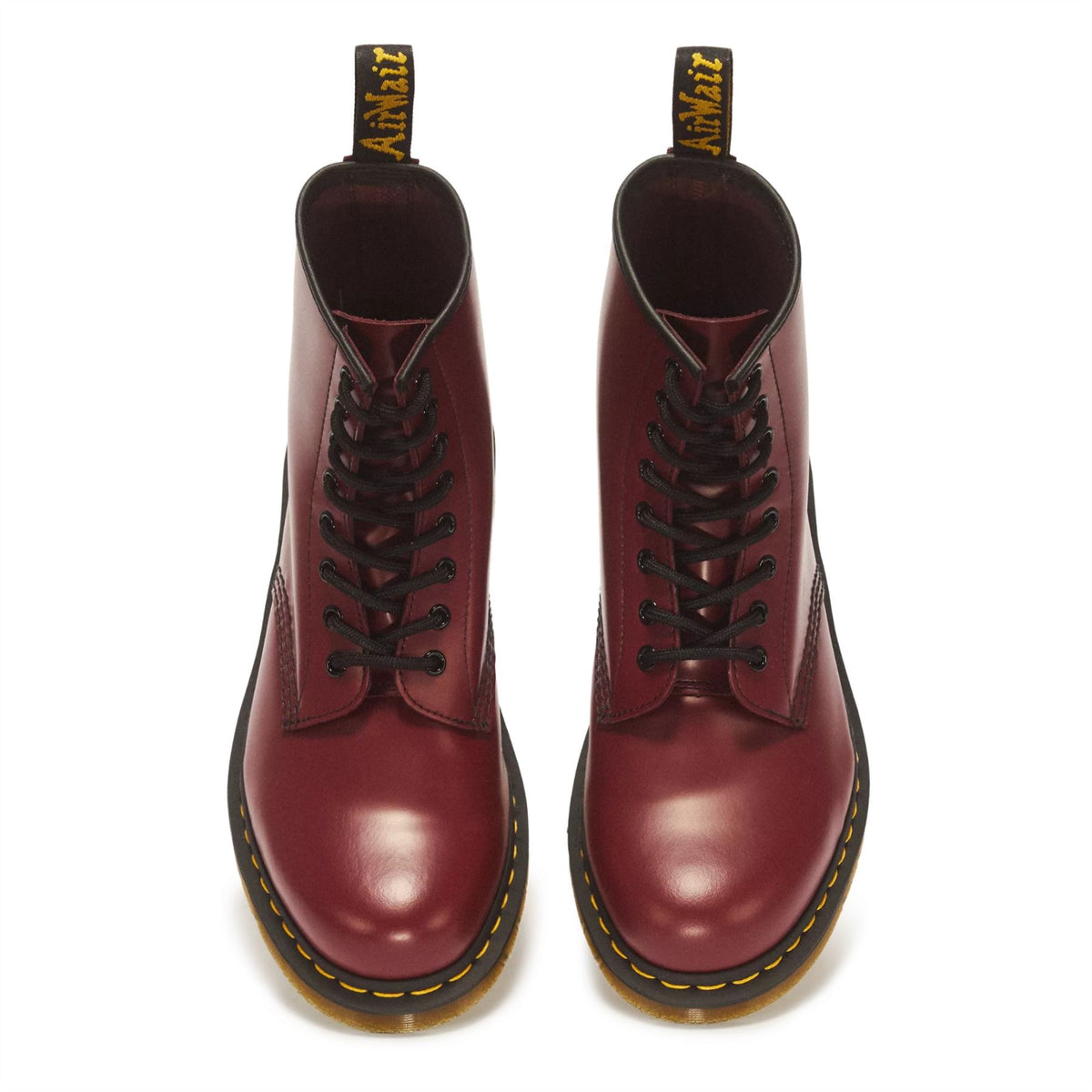 Dr Martens 1460 Cherry Red Leather 8-Eye Combat Boots - 11822600