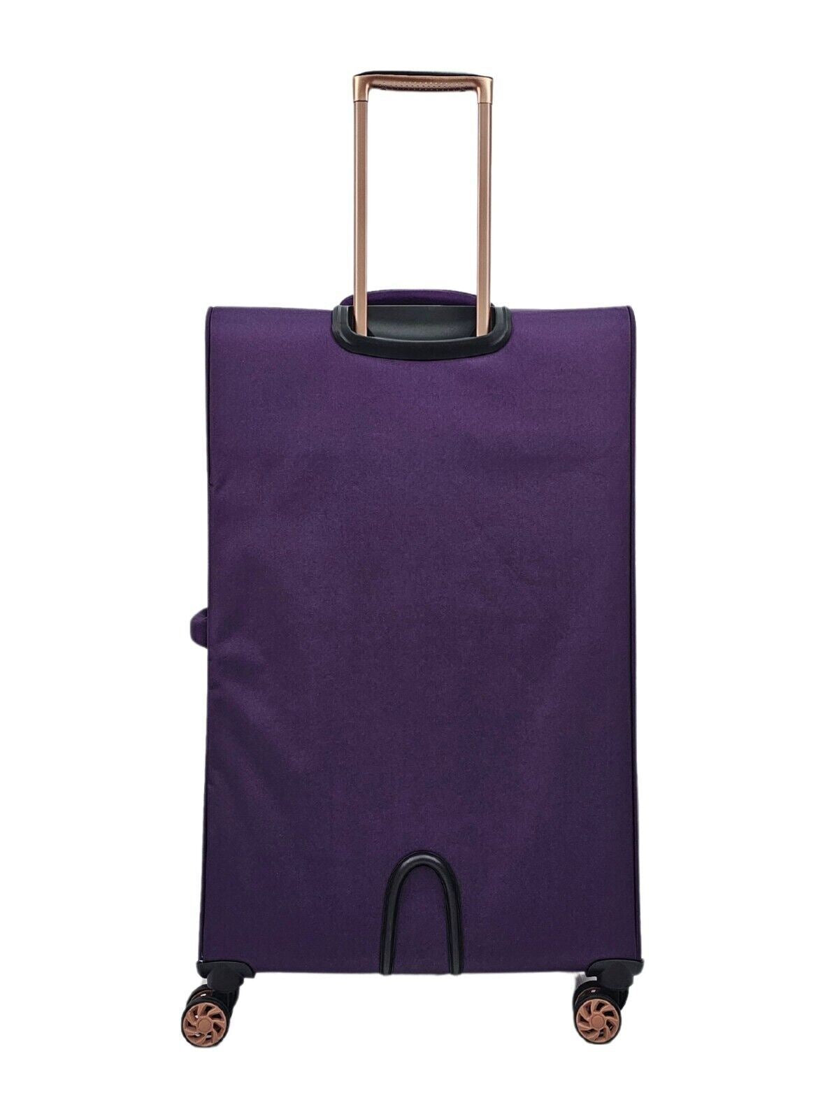Birmingham Large Soft Shell Suitcase in Purple
