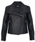 Womens Classic Leather Shawl Wrap Biker Jacket - Morpeth - Upperclass Fashions 