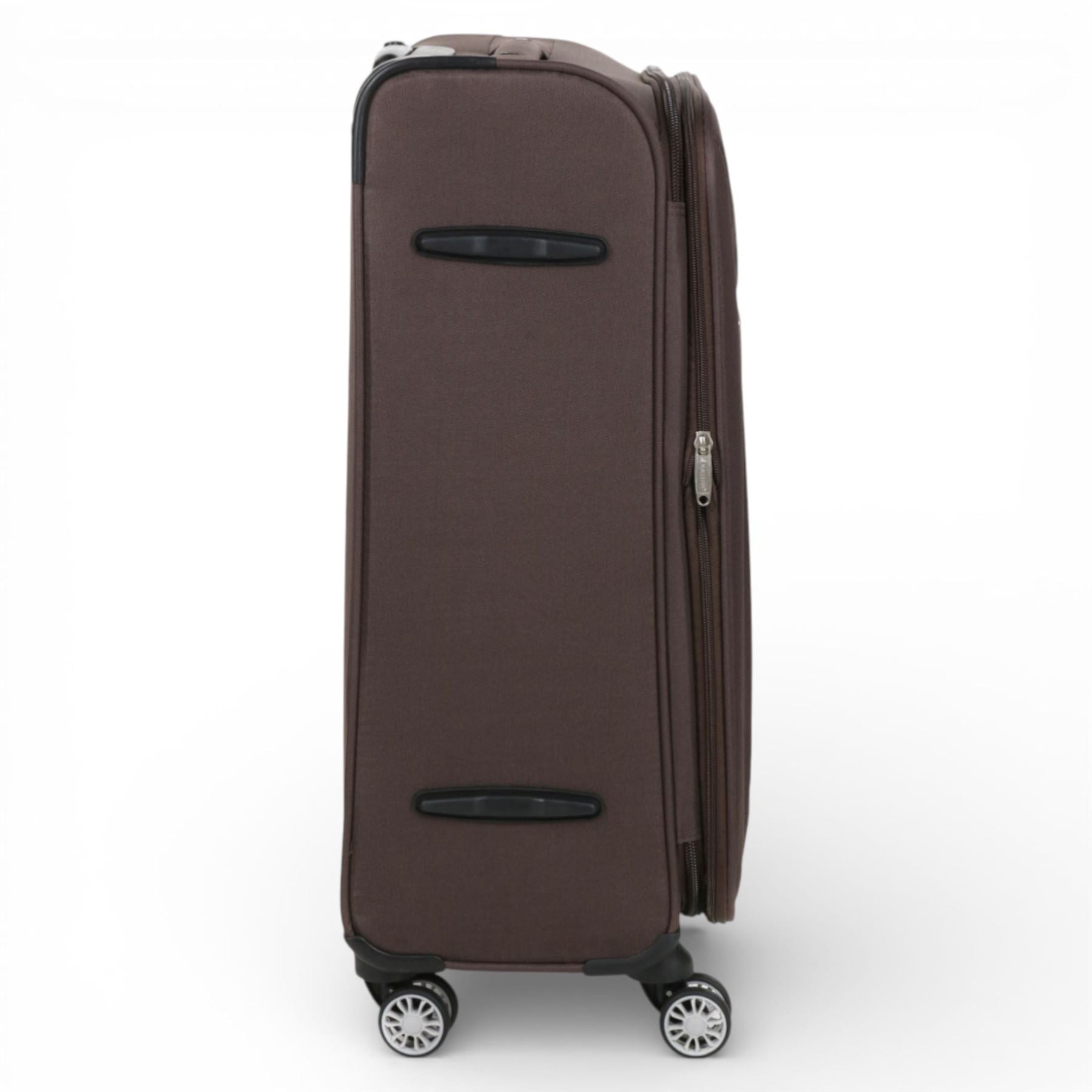 Carrollton Medium Soft Shell Suitcase in Brown
