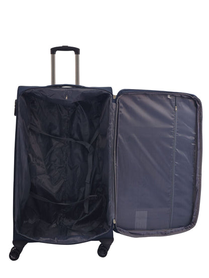 Ashford Large Soft Shell Suitcase in Navy