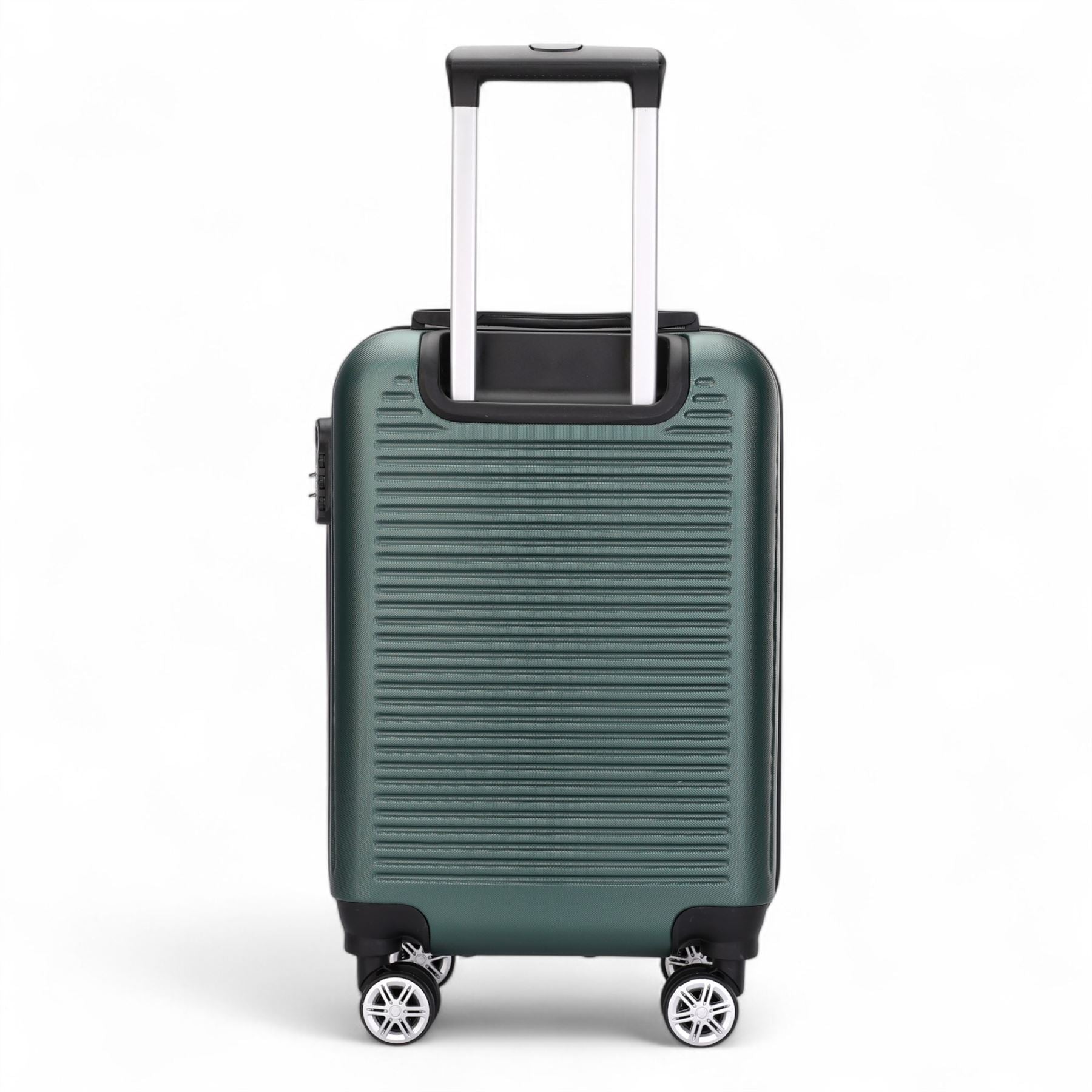Calgary Cabin Hard Shell Suitcase in Emerald Green