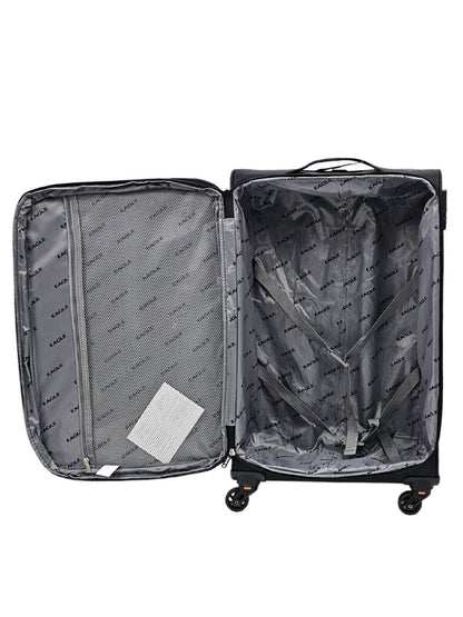 Baileyton Extra Large Soft Shell Suitcase in Black