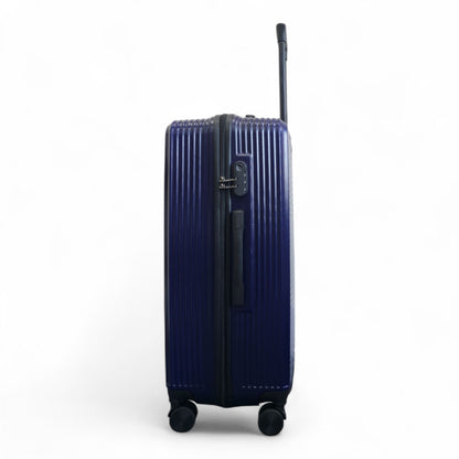 Junee Large Hard Shell Suitcase in Navy Blue