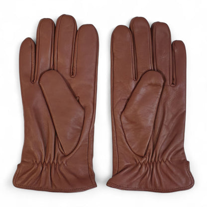 Men’s Italian Leather Warm Wool Lining Winter Gloves - M-LGV-305