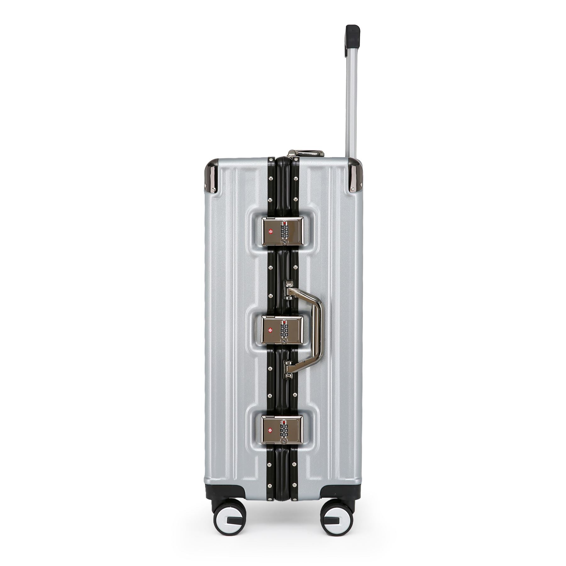 Airdrie Medium Hard Shell Suitcase in Silver