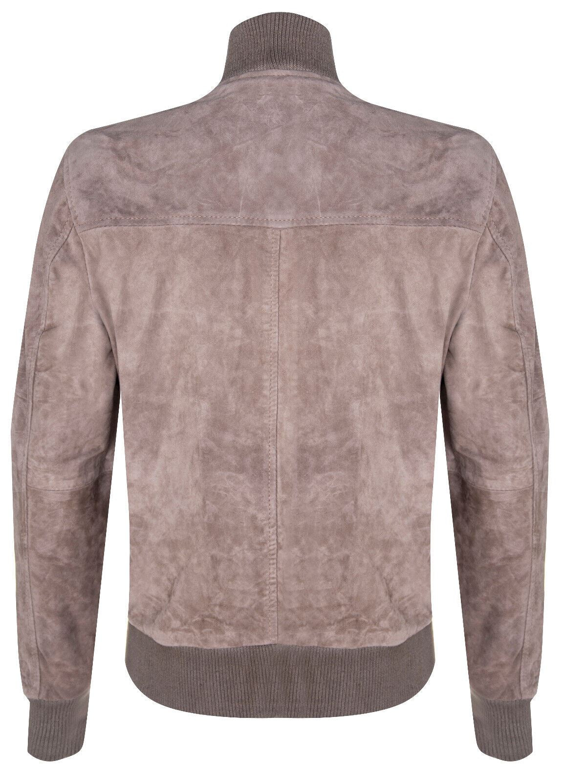 Mens Suede MA-1 Bomber Jacket-Cosham