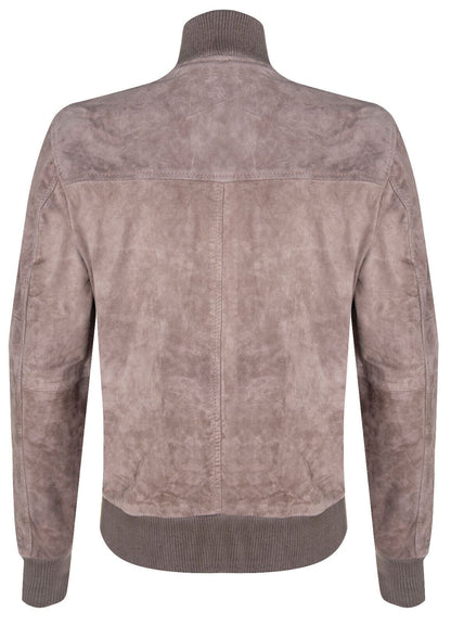 Mens Suede MA-1 Bomber Jacket-Cosham