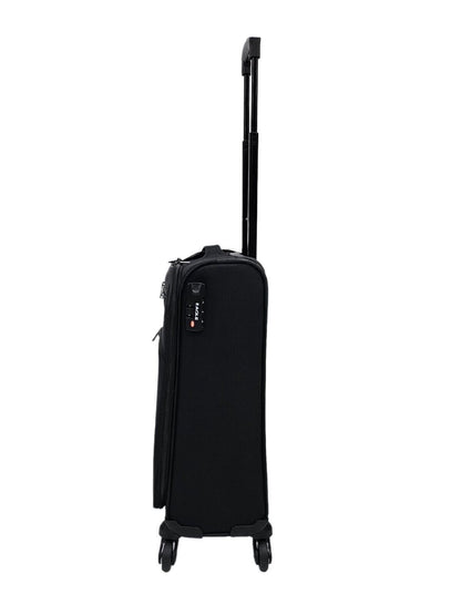 Lightweight Soft Cabin 4 Wheel Luggage Travel TSA Bag