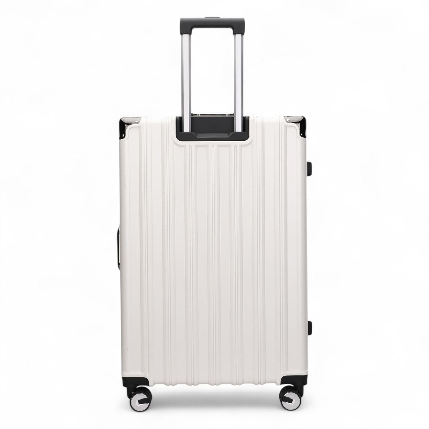 Hardshell Pink Suitcase Set Robust 8 Wheel Luggage Cabin Case Bag - IL-PC-ALLOY-WHITE