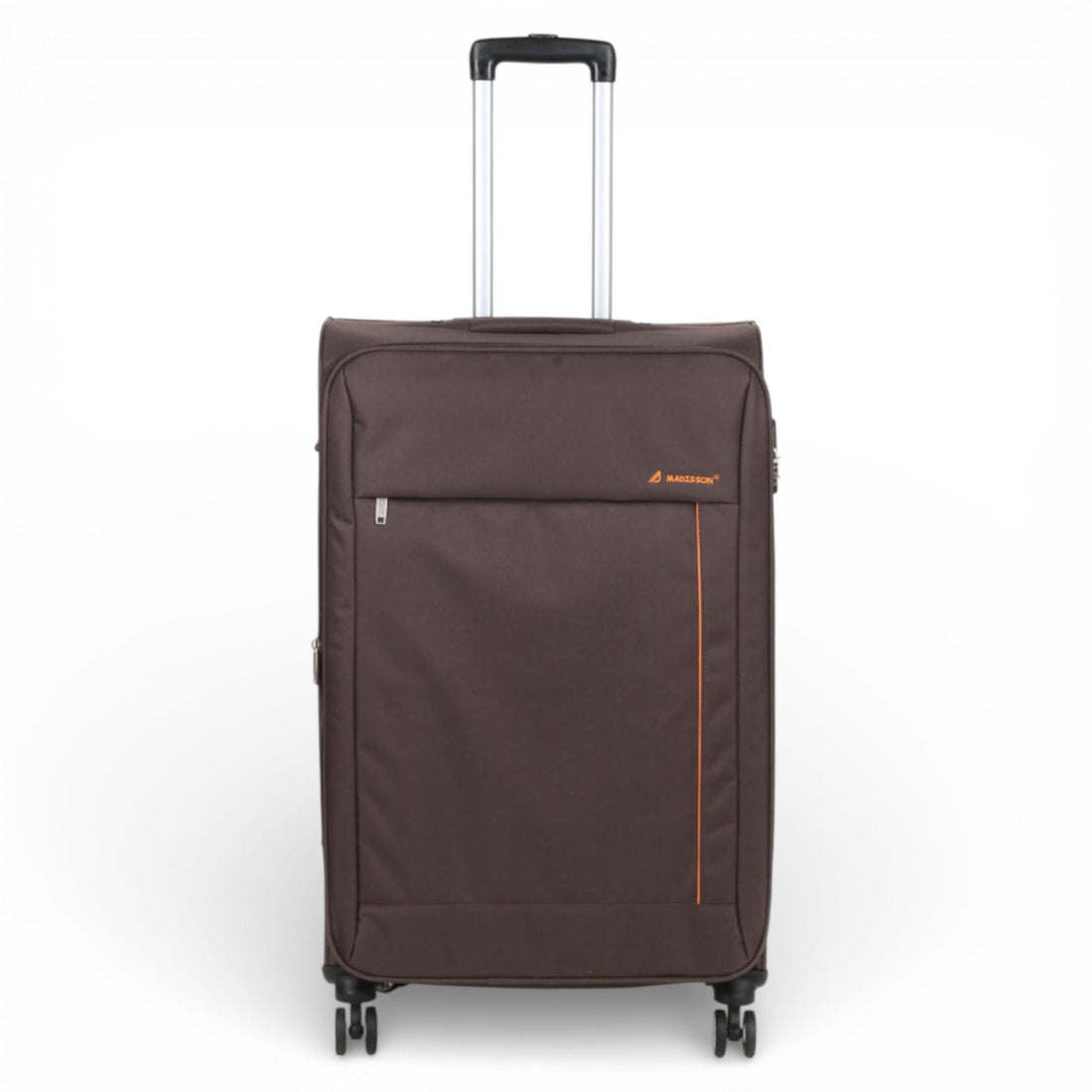 Carrollton Large Soft Shell Suitcase in Brown