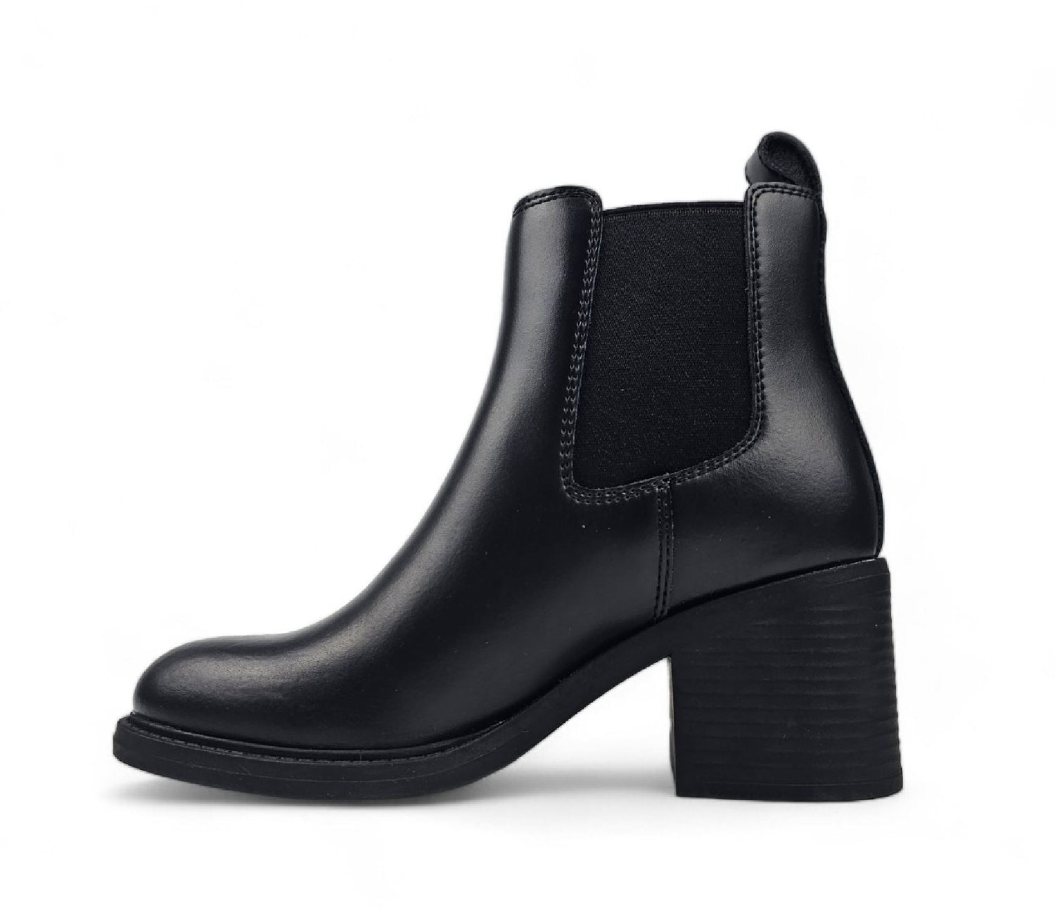 Windsorsmith Black Classic Leather Chelsea Ankle Boots - Varsity