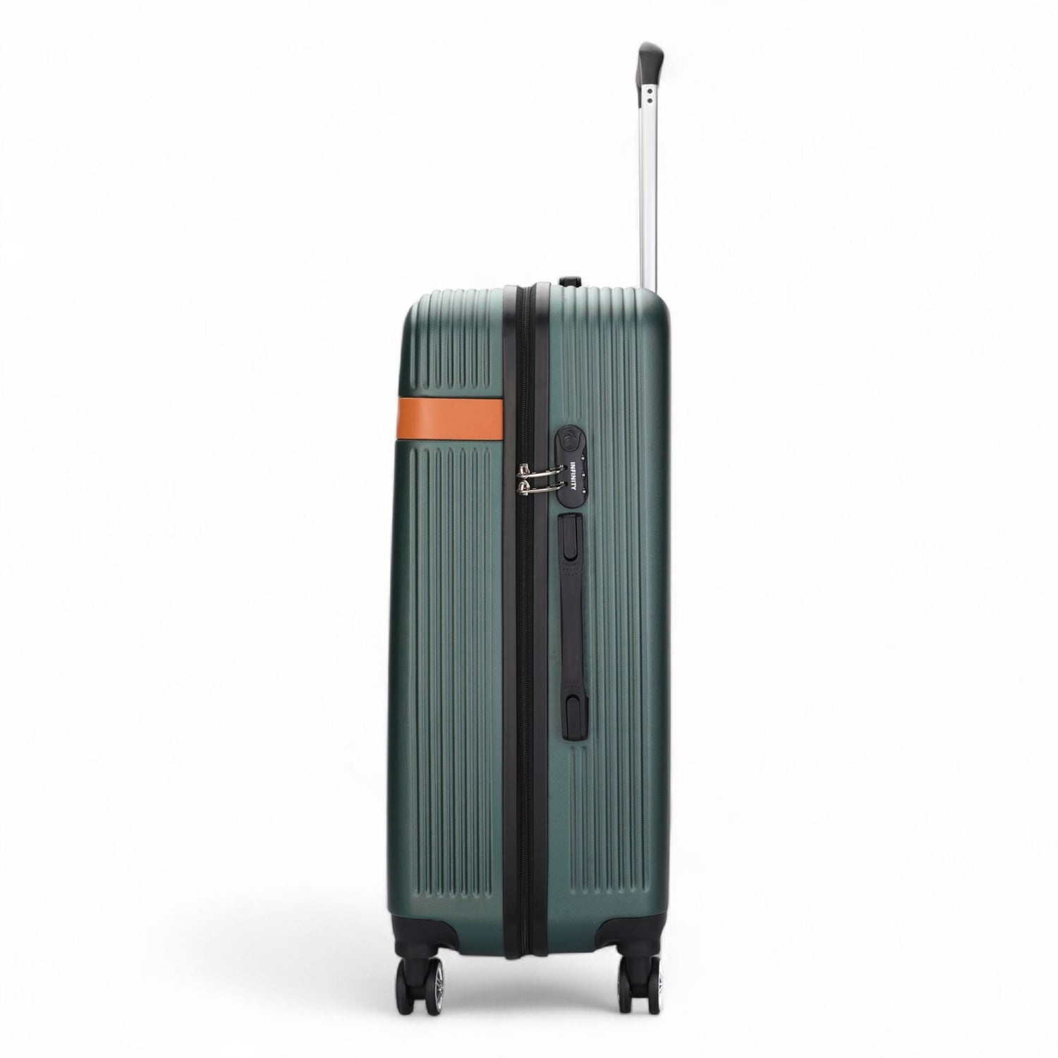 Calgary Medium Hard Shell Suitcase in Emerald Green