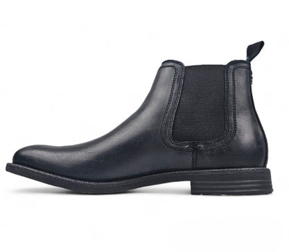 Windsorsmith Black Leather Chelsea Ankle Boots - Sergio