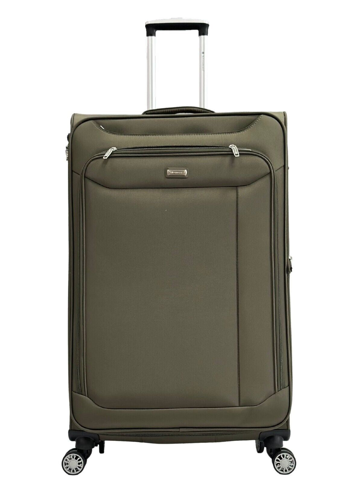 Centreville Large Soft Shell Suitcase in Khaki