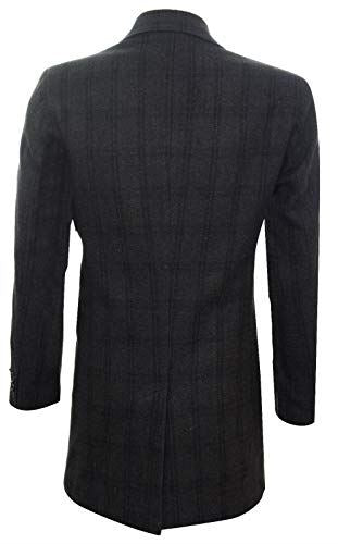 Mens long crombie clearance coat