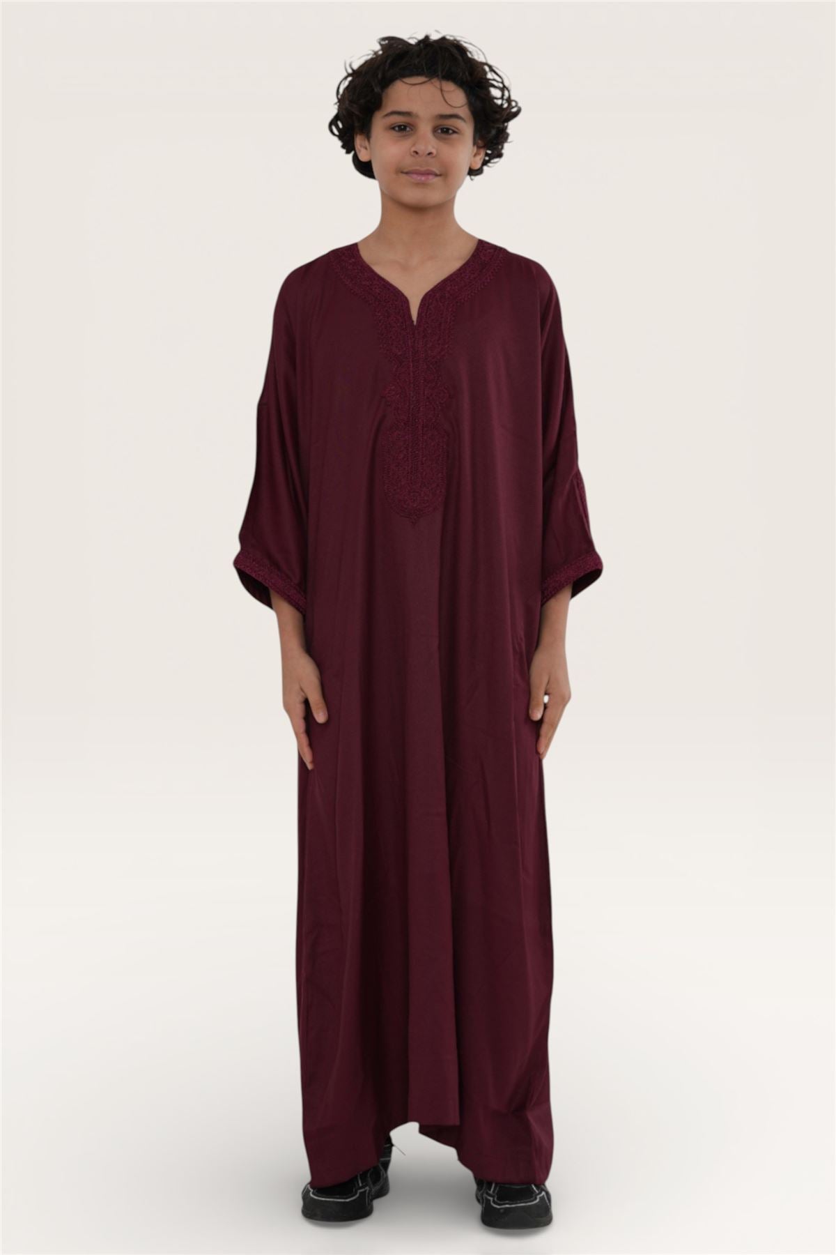 Kid's Boys Moroccan Thobe Jubba Robe Eid Djellaba Gandoura - K-HM62 ...