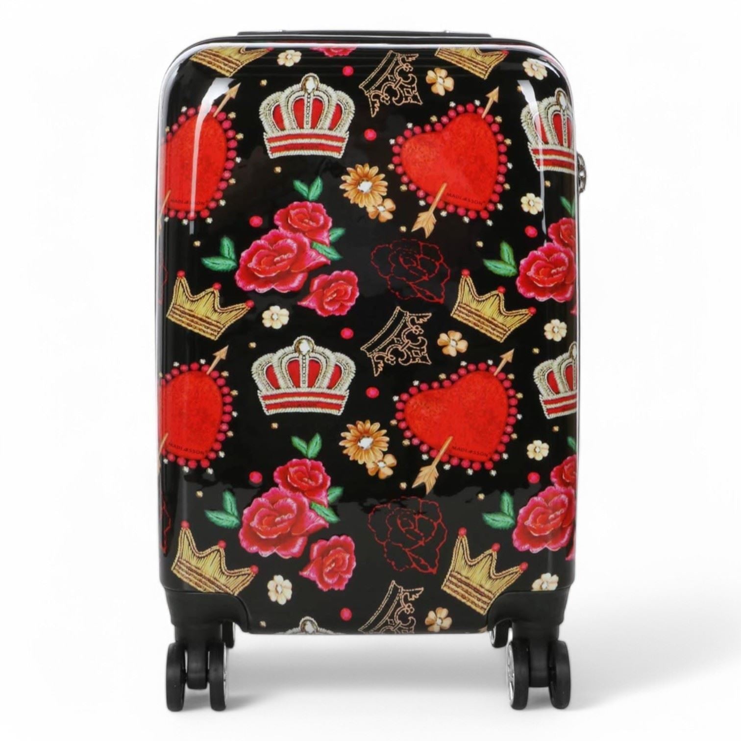 Ballina Cabin Hard Shell Suitcase in Black Queen Rosses