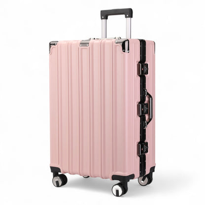Airdrie Large Hard Shell Suitcase in Pink
