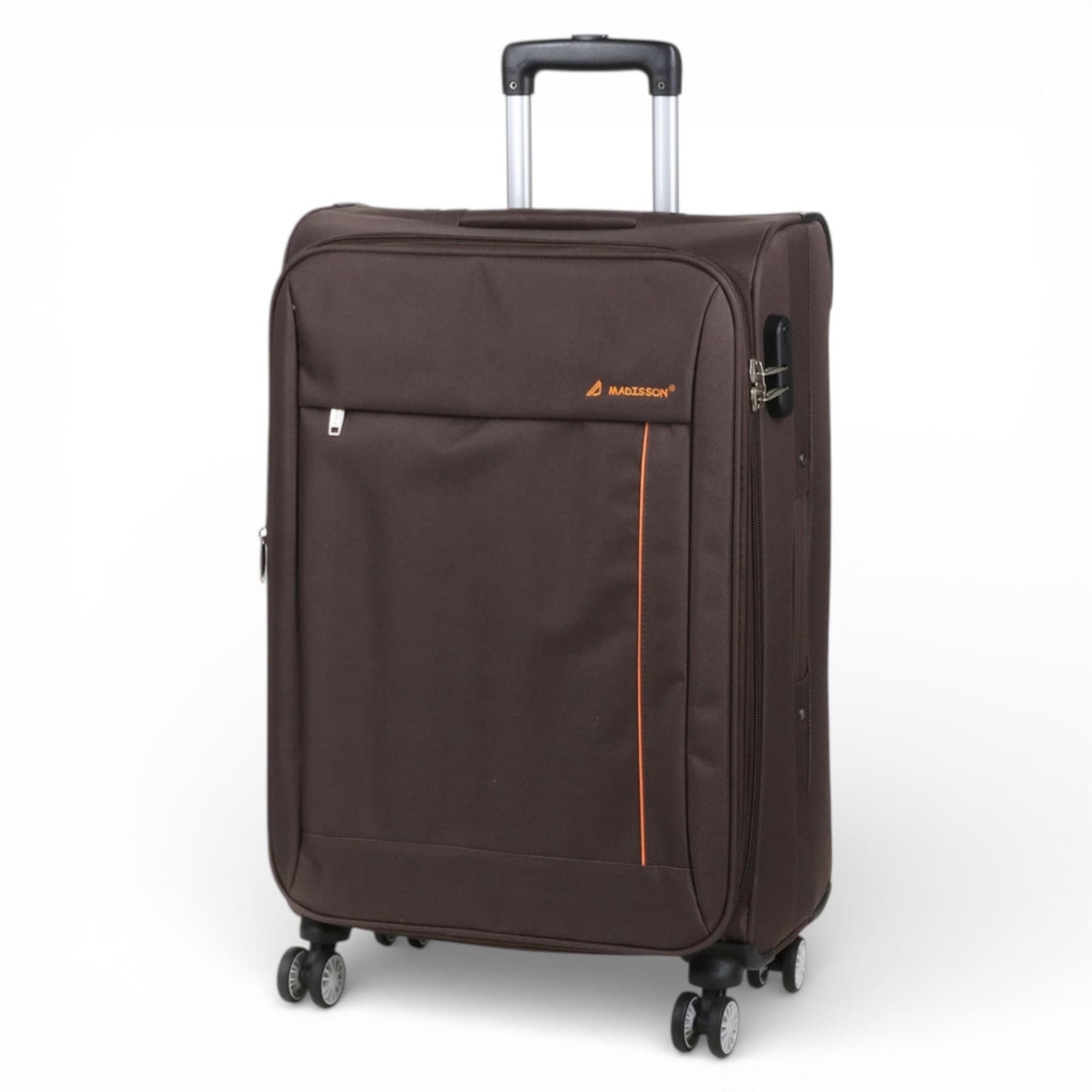 Carrollton Medium Soft Shell Suitcase in Brown
