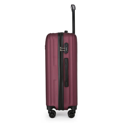 Edmonton Medium Hard Shell Suitcase in Burgundy